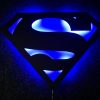 Superman Logo (Blue Light) (On)